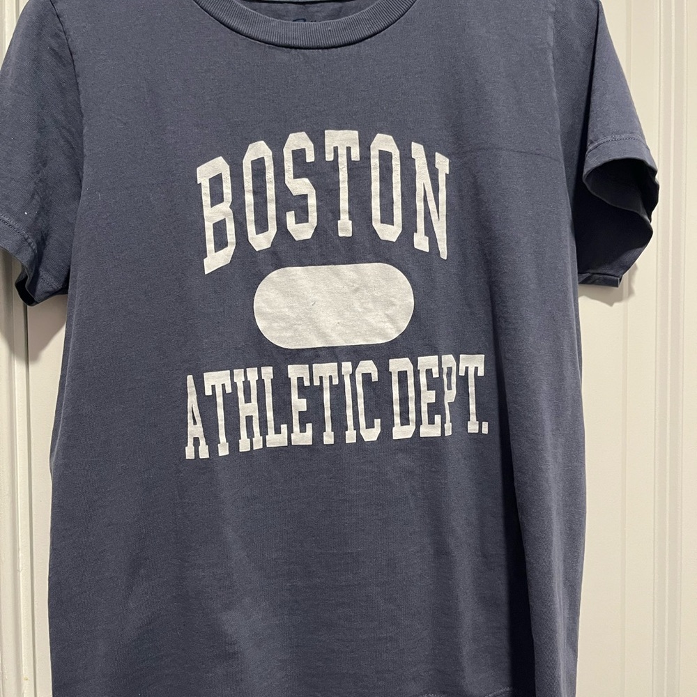 Brandy Melville Boston Athletic Dept. Blue T-Shirt
